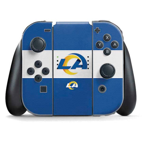 NFL Los Angeles Rams Zone Block Nintendo Skins