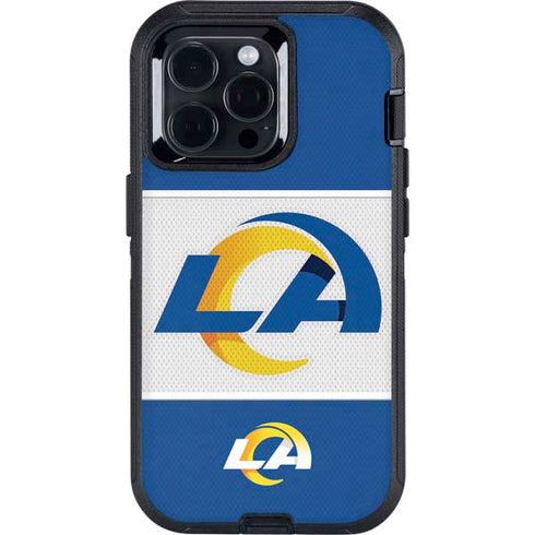 NFL Los Angeles Rams Zone Block Otterbox Defender iPhone Skin