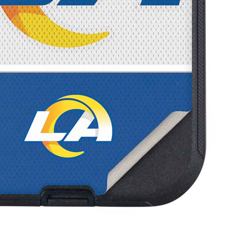 NFL Los Angeles Rams Zone Block Otterbox Defender iPhone Skin