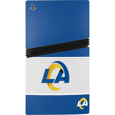 NFL Los Angeles Rams Zone Block PS5 Pro Console Skin