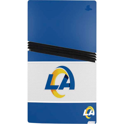 NFL Los Angeles Rams Zone Block PS5 Pro Console Skin