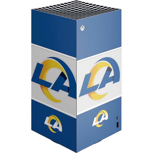 NFL Los Angeles Rams Zone Block XBox Series X Digital Edition Console Skin