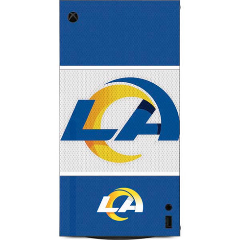 NFL Los Angeles Rams Zone Block XBox Series X Digital Edition Console Skin