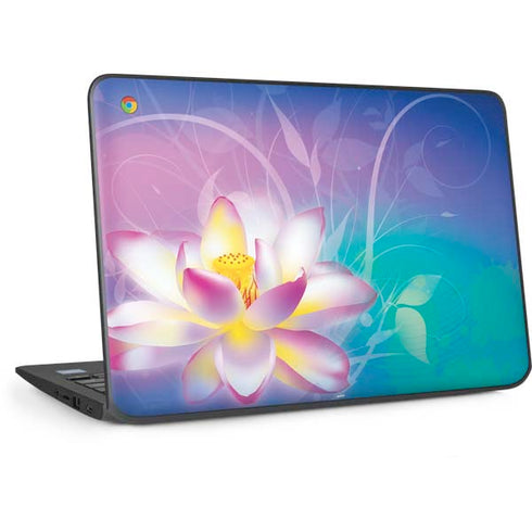 Lotus HP Chromebook Skin