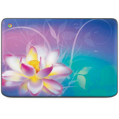 Lotus HP Chromebook Skin