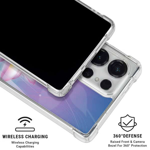 Lotus Galaxy S25 Ultra Clear Case