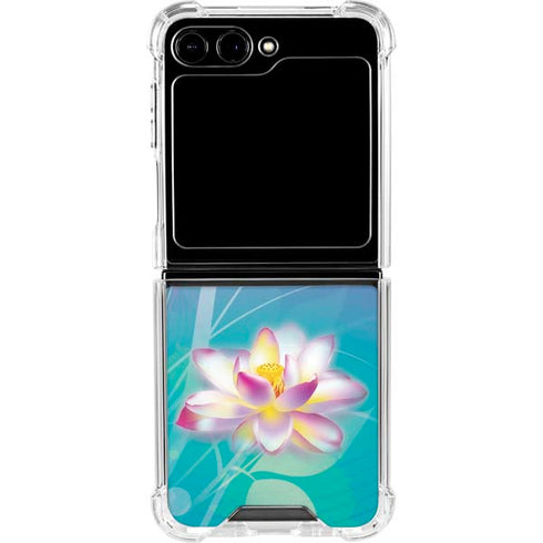 Lotus Galaxy Z Flip6 Clear Case