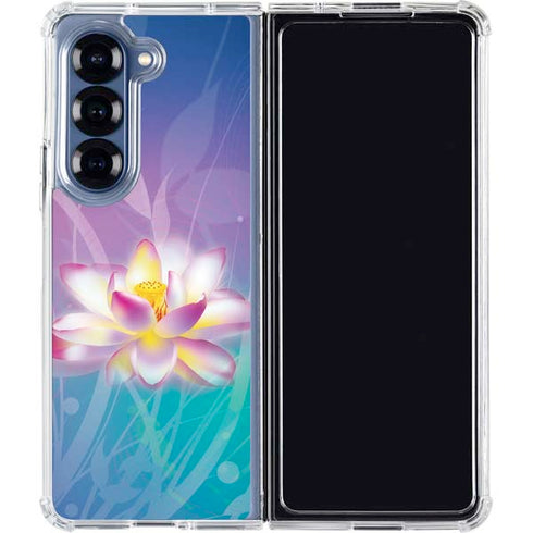 Lotus Galaxy Z Fold6 Clear Case