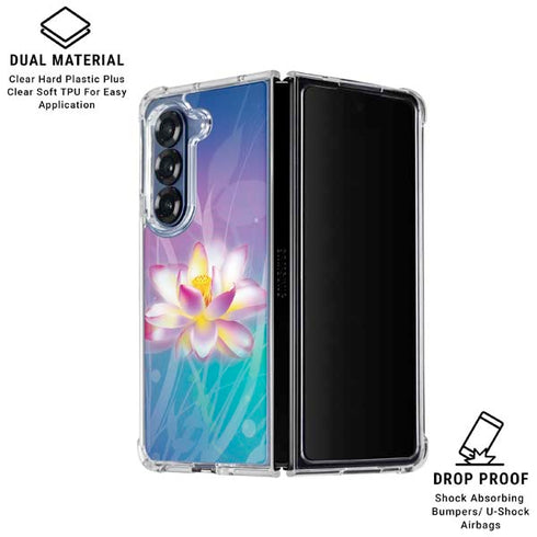 Lotus Galaxy Z Fold6 Clear Case