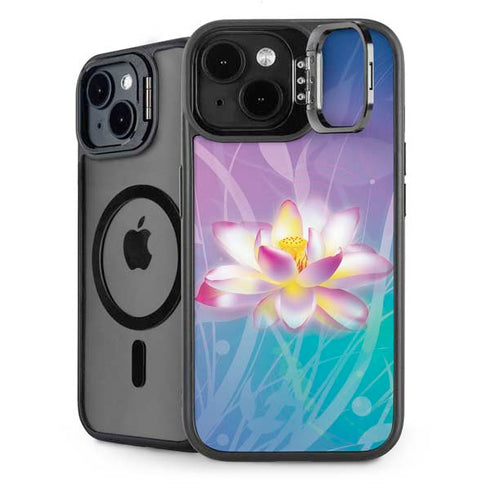 Lotus iPhone 15 Plus Kickstand Case