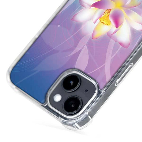 Lotus Floral Pattern iPhone 14 MagSafe Case