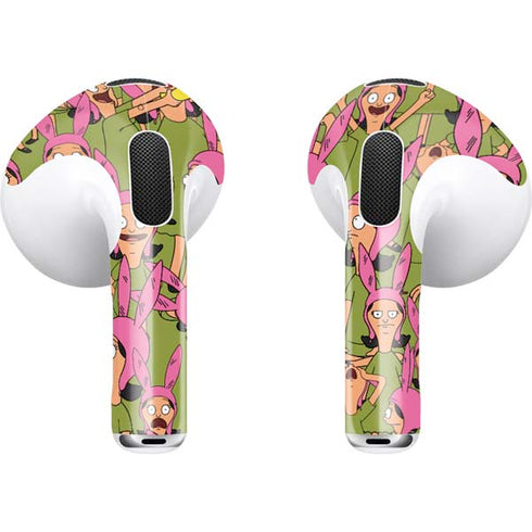Bobs Burgers Louise Belcher Apple AirPods (3rd Gen 2021) Skin
