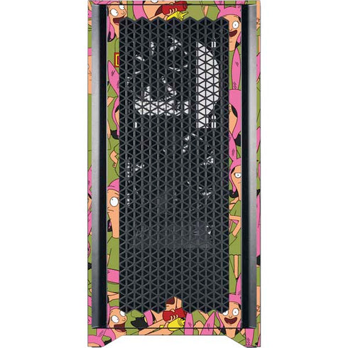 Bobs Burgers Louise Belcher Corsair 4000D Tempered Glass Mid-Tower ATX Case Skin
