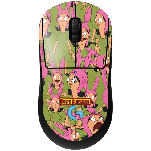Bobs Burgers Louise Belcher G Pro Wireless Gaming Mouse Skin