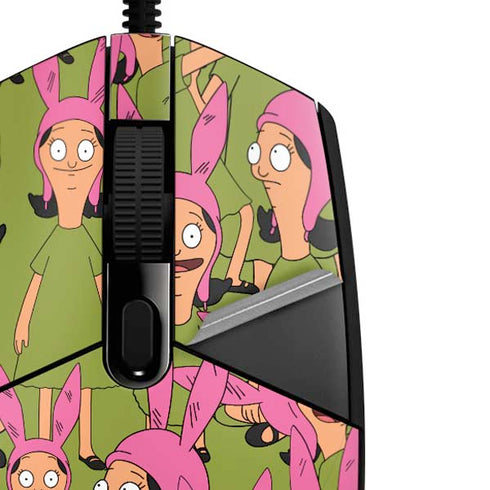 Bobs Burgers Louise Belcher G203 Prodigy RGB Wired Gaming Mouse Skin