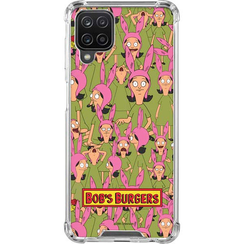 Bobs Burgers Louise Belcher Galaxy A12 Clear Case