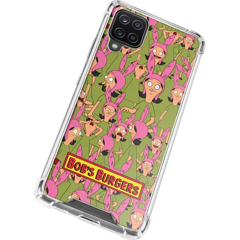 Bobs Burgers Louise Belcher Galaxy A12 Clear Case
