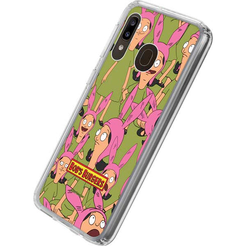Bobs Burgers Louise Belcher Galaxy A20 Clear Case