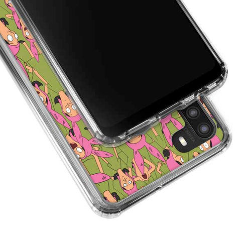 Bobs Burgers Louise Belcher Galaxy A21 Clear Case