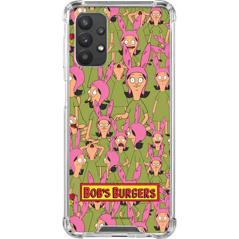 Bobs Burgers Louise Belcher Galaxy A32 5G Clear Case