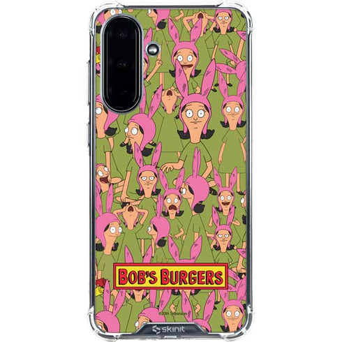 Bobs Burgers Louise Belcher Galaxy A36 5G Clear Case