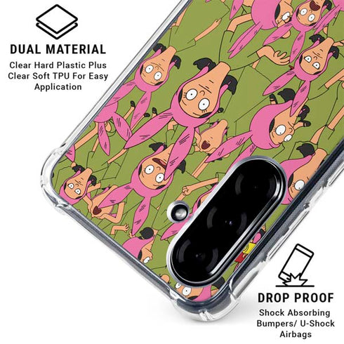Bobs Burgers Louise Belcher Galaxy A36 5G Clear Case