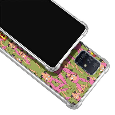 Bobs Burgers Louise Belcher Galaxy A71 5G Clear Case