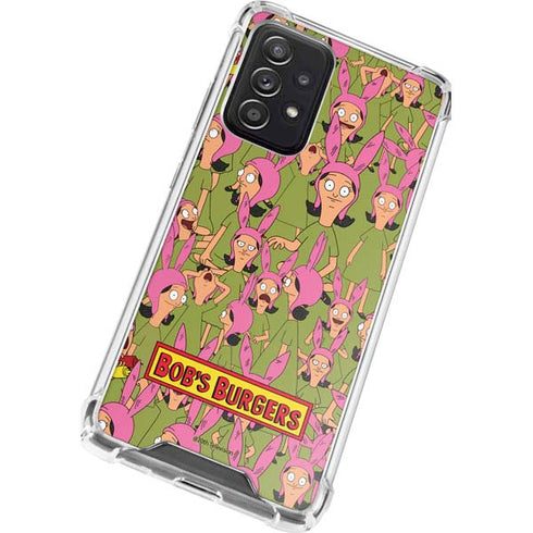 Bobs Burgers Louise Belcher Galaxy A72 5G Clear Case