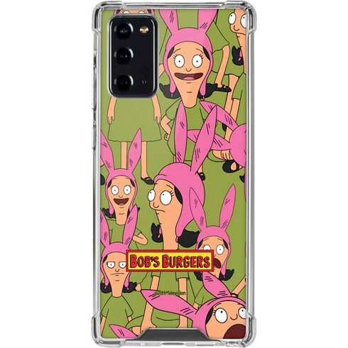 Bobs Burgers Louise Belcher Galaxy Note20 5G Clear Case