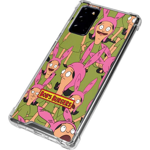 Bobs Burgers Louise Belcher Galaxy Note20 5G Clear Case