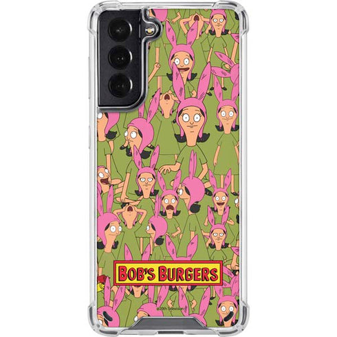 Bobs Burgers Louise Belcher Galaxy S21 5G Clear Case