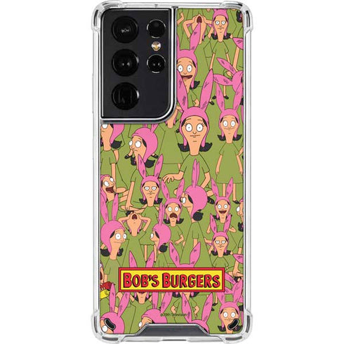 Bobs Burgers Louise Belcher Galaxy S21 Ultra 5G Clear Case