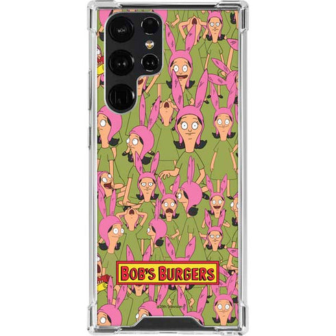 Bobs Burgers Louise Belcher Galaxy S22 Ultra Clear Case