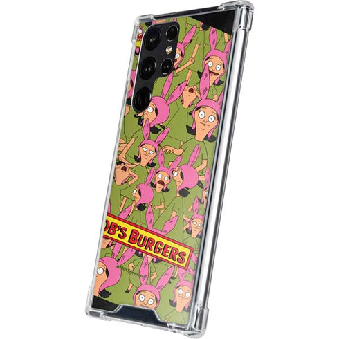 Bobs Burgers Louise Belcher Galaxy S22 Ultra Clear Case