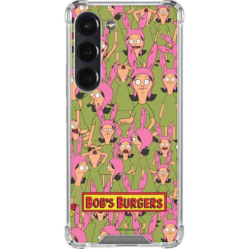 Bobs Burgers Louise Belcher Galaxy S23 Clear Case
