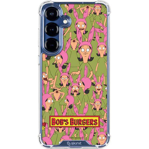 Bobs Burgers Louise Belcher Galaxy S25 FE Clear Case