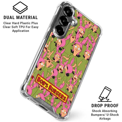 Bobs Burgers Louise Belcher Galaxy S26 Clear Case