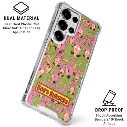Bobs Burgers Louise Belcher Galaxy S26 Ultra Clear Case