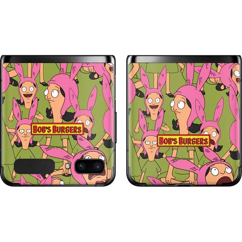 Bobs Burgers Louise Belcher Galaxy Z Flip Skin