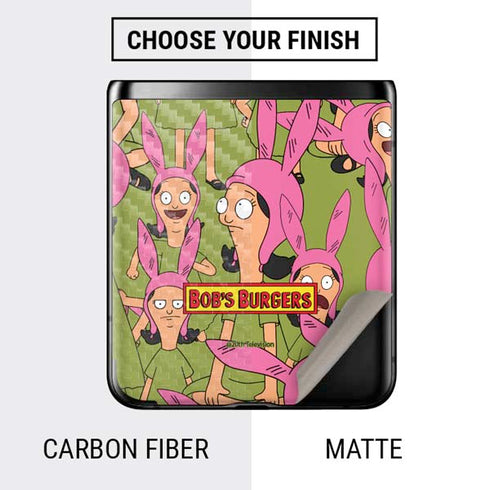 Bobs Burgers Louise Belcher Galaxy Z Flip Skin
