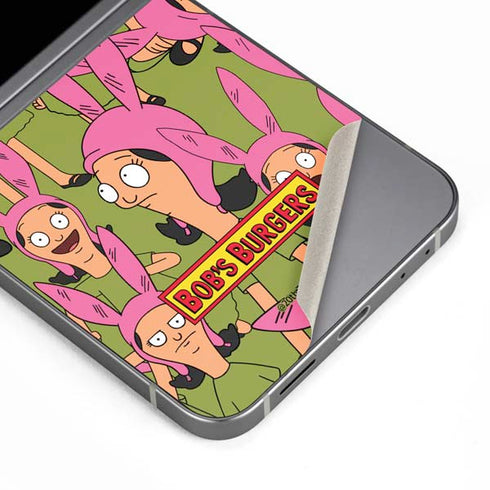 Bobs Burgers Louise Belcher Galaxy Z Flip6 Skin