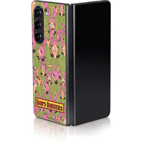 Bobs Burgers Louise Belcher Galaxy Z Fold5 5G Skin
