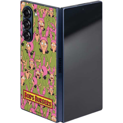 Bobs Burgers Louise Belcher Galaxy Z Fold6 Skin