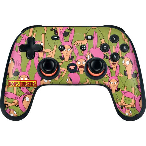 Bobs Burgers Louise Belcher Google Stadia Controller Skin