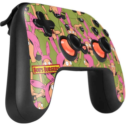 Bobs Burgers Louise Belcher Google Stadia Controller Skin