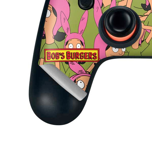 Bobs Burgers Louise Belcher Google Stadia Controller Skin