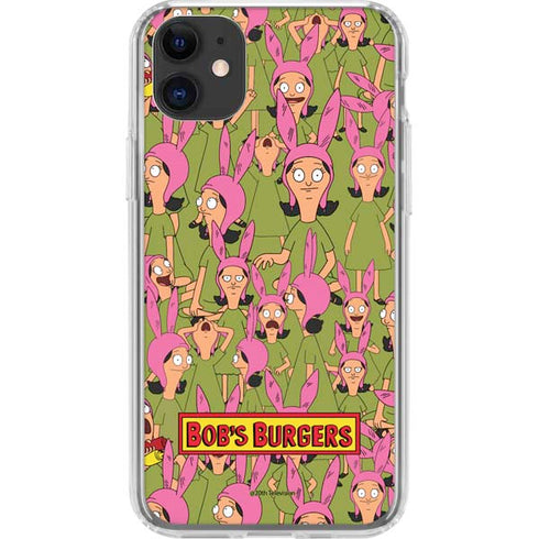 Bobs Burgers Louise Belcher iPhone 11 Clear Case