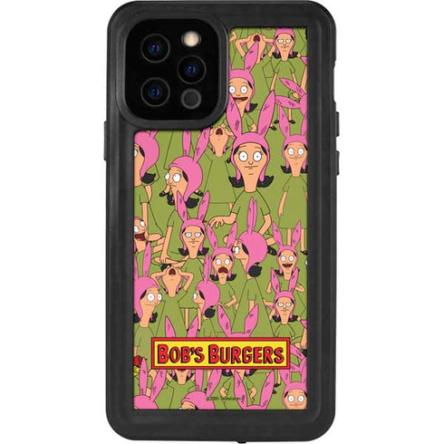 Bobs Burgers Louise Belcher iPhone 12 Pro Waterproof Case