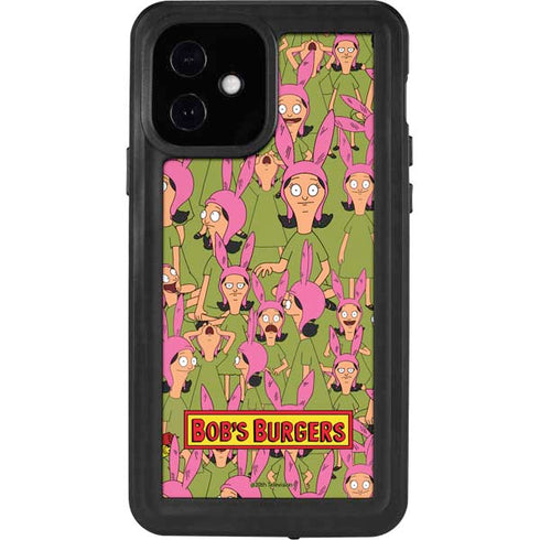 Bobs Burgers Louise Belcher iPhone 12 Waterproof Case