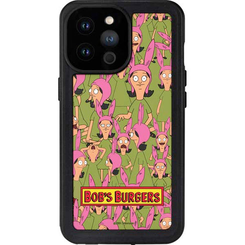 Bobs Burgers Louise Belcher iPhone 14 Pro Max Waterproof Case